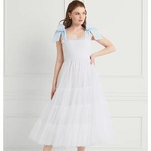 Hill House Home The Tulle Ribbon Ellie Nap Dress - Size XS